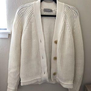 Everlane Texture Cotton Cardigan XS